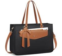 RAINSMORE Sac Cabas Femme avec Pochettes et Clutches Grand Sacs à Main de Cours Sac Ordinateur Portable 15,6 Pouces Sacs Fourre Tout pour Travail