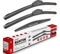 RAINTOK Windshield Wiper Blade Set Replacement for 2016-2022 Honda Pilot and Rear Windshield Wiper Blade-26"/24"/14" (Set of 3) U/J HOOK