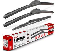 RAINTOK Windshield Wiper Blades Replacement for Mazda 3 2010 2011 2012 2013 Original Factory Quality Front Rear Wipers Blade Set for My Car - 24" 19" 14" (Pack of 3)