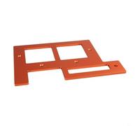 Rainurage 5 en 1 pour 86 commutateurs, poignée de verrouillage, installation de poteaux d'armoire, construction en alliage d'aluminium ou PC (modèle PC)