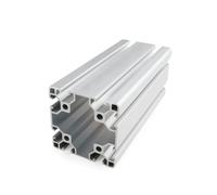 Rainure pour profilé en aluminium, Profilé en aluminium 6060 60x60mm, Rail de guidage linéaire anodisé multicolore 500-1000mm(Silver,600mm long)