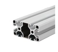 Rainure pour profilé en aluminium, Rail linéaire d'extrusion d'aluminium 40x80mm for cadres et étagères de bricolage 100-750mm(500mm 19.69")