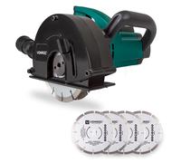 Rainureuse 1700W - 150mm | 6 disques diamant et sac de rangement incl.