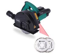 Rainureuse 1700W à laser - 150mm - 4 disques diamants et sac de rangement inclus