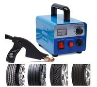 Rainureuse de pneus, outil de rainurage de pneus, fraise à rainurer en fer et caoutchouc 350 W, appareil de chauffage professionnel avec 20 lames pour tous types de pneus, rechapage de vieux