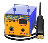 Rainureuse de pneus, outil de rainurage de pneus portable professionnel avec lames de 3 mm et 5 mm, coupe-bande de pneu en forme de V/U, lame chauffante réglable, écran LCD pour le rechapage