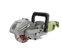 Rainureuse électrique 4000 W 6500 tr/min Fraise murale à fente avec 5 lames de scie Fraiseuse à rainurer murale Contrôle précis pour béton, rainures de sol, coupe de barres d'armature, etc