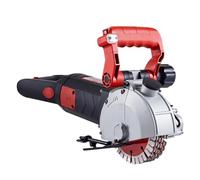 Rainureuse Murale 4800 W, Découpeuse À Béton, Machine Rainurer Et Percer Les Trous Avec Visée Électrique, Scie Circulaire De 125 Mm Coupe De PréCision