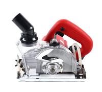 Rainureuse murale électrique 1800 W 18000 tr/min - Sans poussière - 125 mm - Pour pierre, marbre, béton, bois