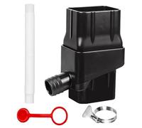 Rainwater Collection System | 1 x kit de plongée pour gouttière | Downspout Diverter for Colander, Filtration Valve, Standard Gutter Downspout, Adjustable Diverters For 2 X 7inch Standard Downspouts