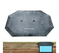 Rainwater Collection System, Underground Storage Tank, Embedded Water Collector with Durable Build, Outdoor Irrigation Unit with Compact Style, Garden Accessory for Backyard Lawn Deck Driveway Walkway