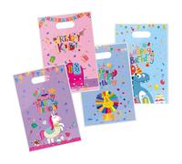 Rainway Lot de 50 Sachet Anniversaire Enfant,Pochette Surprise Enfant,Sac Cadeau Anniversaire pour Garçons et Filles,Pochette Bonbon Idéale pour Anniversaires,Baptême Bébé et Toutes Fêtes Enfantine