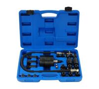RainWeel Kit d'outils d'extraction d'injecteur pneumatique - 23 pièces - Extracteur d'injecteur avec adaptateur (bleu)