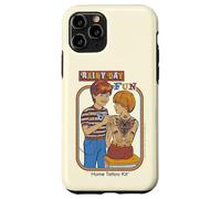 Rainy Day Fun Tattoos Sarcastic Retro Funny Adult Humor Coque pour iPhone 11 Pro
