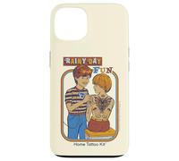 Rainy Day Fun Tattoos Sarcastic Retro Funny Adult Humor Coque pour iPhone 13