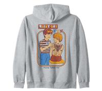 Rainy Day Fun Tattoos Sarcastic Retro Funny Adult Humor Sweat à Capuche