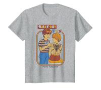 Rainy Day Fun Tattoos Sarcastic Retro Funny Adult Humor T-Shirt, Enfant, Gris Chiné, 3 Ans