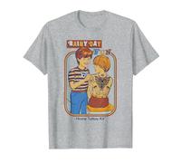 Rainy Day Fun Tattoos Sarcastic Retro Funny Adult Humor T-Shirt, Homme, Gris Chiné, M