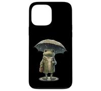Rainy Day Grenouille : grenouille amusante avec parapluie Coque pour iPhone 13 Pro Max