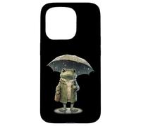 Rainy Day Grenouille : grenouille amusante avec parapluie Coque pour iPhone 15 Pro