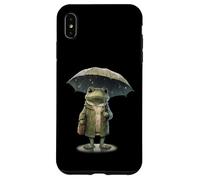 Rainy Day Grenouille : grenouille amusante avec parapluie Coque pour iPhone XS Max
