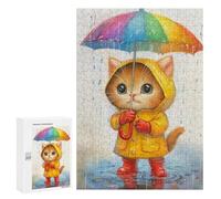 Rainy Day Kitten-13 Puzzle 300 Pièces Educa Jouet en Bois Cadeau Unique Décoration Intérieure Jeu Éducatif Challenge Toy Adultes Et Enfants À Partir De 14 Ans 300 PCS
