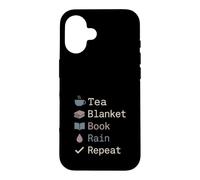 Rainy Day Lover Cosy Introverti Sadcore Thunderstorm Cloud Coque pour iPhone 16