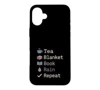 Rainy Day Lover Cosy Introverti Sadcore Thunderstorm Cloud Coque pour iPhone 16 Plus