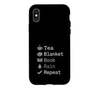 Rainy Day Lover Cosy Introverti Sadcore Thunderstorm Cloud Coque pour iPhone X/XS