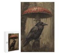 Rainy Forest Raven-2 Puzzle 1000 Pièces Educa Jouet en Bois Cadeau Unique Décoration Intérieure Jeu Éducatif Challenge Toy Adultes Et Enfants À Partir De 14 Ans 1000 PCS