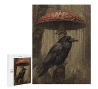 Rainy Forest Raven-2 Puzzle 1000 Pièces Educa Jouet en Bois Cadeau Unique Décoration Intérieure Jeu Éducatif Challenge Toy Adultes Et Enfants À Partir De 14 Ans 500 PCS