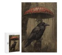 Rainy Forest Raven-2 Puzzle 1000 Pièces Educa Jouet en Bois Cadeau Unique Décoration Intérieure Jeu Éducatif Challenge Toy Adultes Et Enfants À Partir De 14 Ans 300 PCS