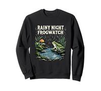 Rainy Night Frogwatch Grenouilles Mare Sweatshirt