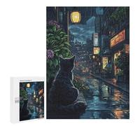 Rainy Night in Tokyo Puzzle 1000 Pièces Educa Jouet en Bois Cadeau Unique Décoration Intérieure Jeu Éducatif Challenge Toy Adultes Et Enfants À Partir De 14 Ans 500 PCS