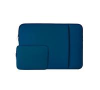 RAINYEAR 11-11,6 Pouces Housse pour Ordinateur Portable avec Poche Avant & Pochette pour Accessoires, Compatible avec 11,6 Pouces MacBook Air, 11 Pouces Notebook Tablette Chromebook(Bleu Marin)