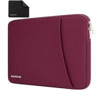 RAINYEAR Couverture pour ordinateur portable 14" - Lenovo Thinkpad, IdeaPad, MacBook Air 15,3", M4 M3 M2 2025 2024 2023, HP, Dell, Acer, Chromebook, Mac Pro 15, rouge