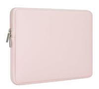 RAINYEAR Housse en Simili Cuir pour Ordinateur Portable 14 Pouces, Rose | Housse imperméable pour Notebook Chromebook 14 pouces pour HP ThinkPad, Dell, Lenovo, Asus et Acer, MacBook Air 15 pouces