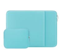 RAINYEAR Housse pour Ordinateur Portable 13 Pouces pour MacBook Air 13 Pouces M4 M3 M2 M1 A3240 A3113 A2681 A2338 A2337, Étui de Protection pour MacBook Pro 13,3 et 14 Pouces (Bleu)