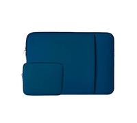RAINYEAR Housse pour Ordinateur Portable 13 Pouces pour MacBook Air 13 Pouces M4 M3 M2 M1 A3240 A3113 A2681 A2338 A2337, Étui de Protection pour MacBook Pro 13,3 et 14 Pouces (Bleu Marin)