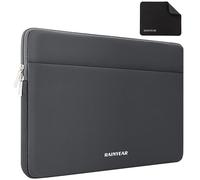 RAINYEAR Housse pour ordinateur portable 14" - Lenovo Thinkpad IdeaPad, MacBook Air 15,3" 2025 2024 2023 M4 M3 M2 14", HP, Dell, Acer, Chromebook Mac Pro 15, gris