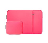 RAINYEAR Housse pour Ordinateur Portable 15 Pouces Compatible avec la Nouvelle Barre Tactile MacBook Pro 15,4 Pouces pour Modèle A1938 A1707 A1990, Notebook Chromebook 15 Pouces (Rose Vif)