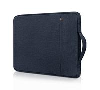 RAINYEAR Housse pour Ordinateur Portable 15 Pouces Compatible avec MacBook Pro 15,4 Pouces, Surface 3/4 15 Pouces, Nouvel Étui de Protection pour Notebook Chromebook Tactile XPS 15, Bleu Marin