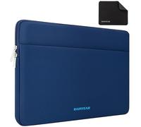RAINYEAR Housse pour Ordinateur Portable de 15,6 Pouces Compatible avec Ultrabook Chromebook de 15,6 Pouces, Sac de Protection pour Ordinateur Portable à Lunette Ultra Mince de 16 Pouces, Bleu Marine