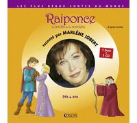 Raiponce - Le jardin de la sorcière D'après grimm - Livre CD - Marlène Jobert - Atlas - Livre CD - Contes et légendes jeunesse CD
