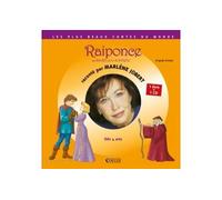 Raiponce - Le jardin de la sorcière D'après grimm - Livre CD - Marlène Jobert - Atlas - Livre CD - Contes et légendes jeunesse CD