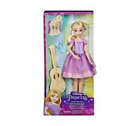 Raiponce musicienne avec Accessoires - poupée Mannequin 30 cm - Set poupée Princesse + Carte Animal - Jouet Fille