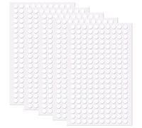 Rairsky 1000 Pièces Pastille Adhesive Double Face, Point de Colle 6 mm, Colle Ballon, Double Face Autocollant Adhésif Acrylique Rond, Amovibles, pour Ballons, Décorations de Fête, Artisanat, Photos