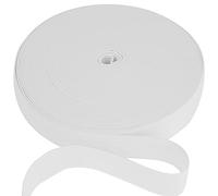 Rairsky Elastique Couture, 20M x 20mm Sangle Elastique, Blanche Large Bandes Elastiques Plates, pour Vetement, Artisanat, Pantalon, Perruque et de L'artisanat