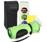 Raisand Télescope Monoculaire de Poche,Monoculaire Portable Vue Enfant avec Vision Claire, Jumelles Puissantes pour Enfant avec Grossissement 8-12x pour Les GarçOns Et Les Filles De 3 à 12 Ans(Vert)