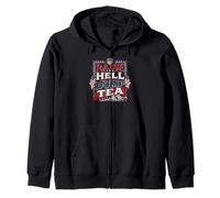 Raise Hell Dump Tea Party Funny Tea Party 4 Juillet Sweat à Capuche